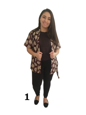 Kimono casual curto